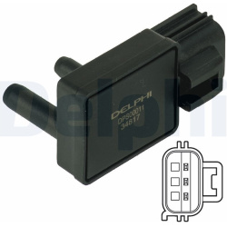  jutiklis, išmetimo slėgis