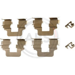  priedų komplektas, diskinių stabdžių trinkelės