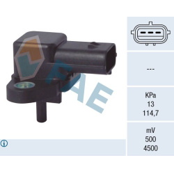  jutiklis, įsiurbimo kolektoriaus slėgis